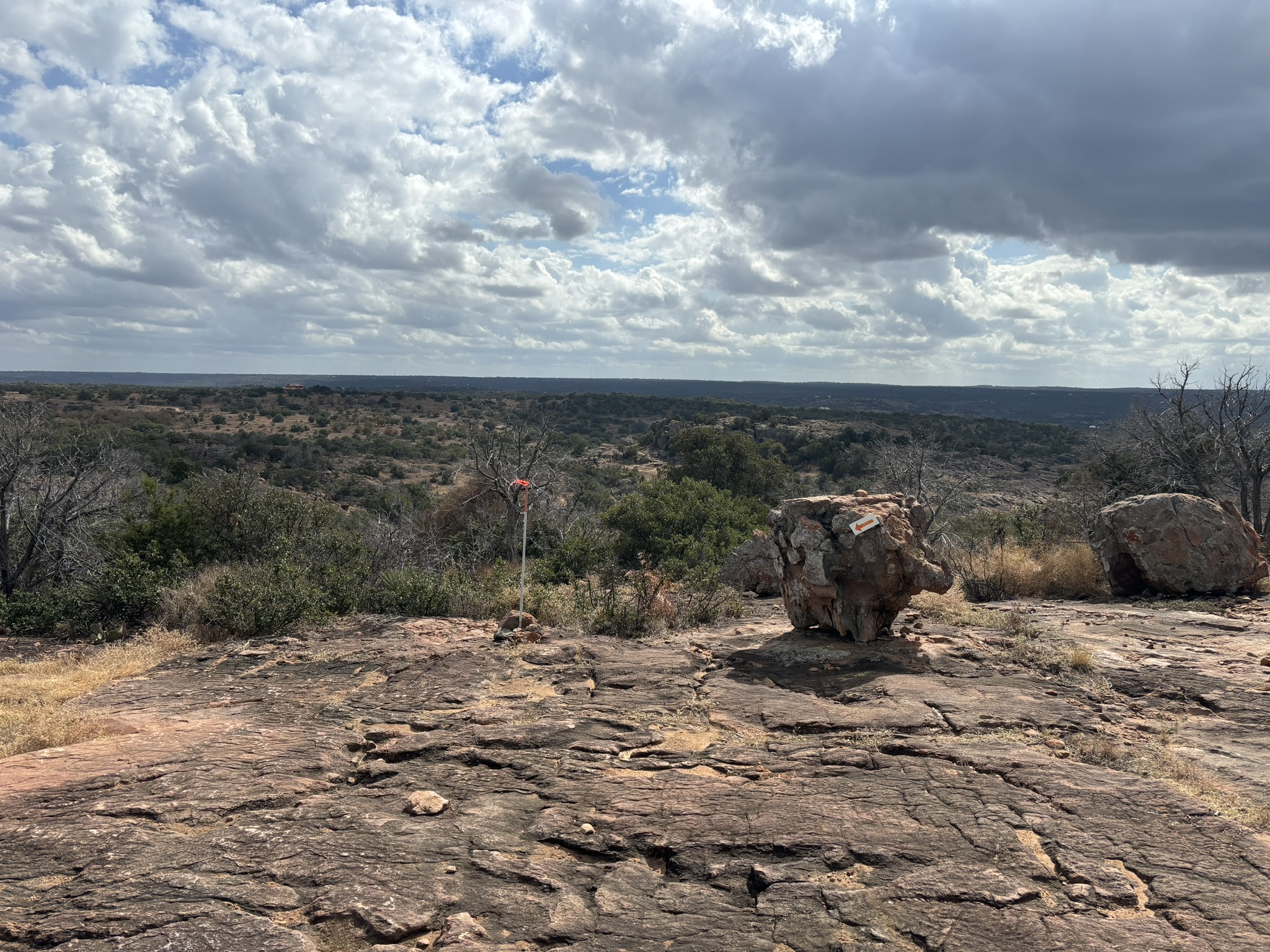 Reveille Peak Ranch granite and XC singletrack at the Austin Rattler.