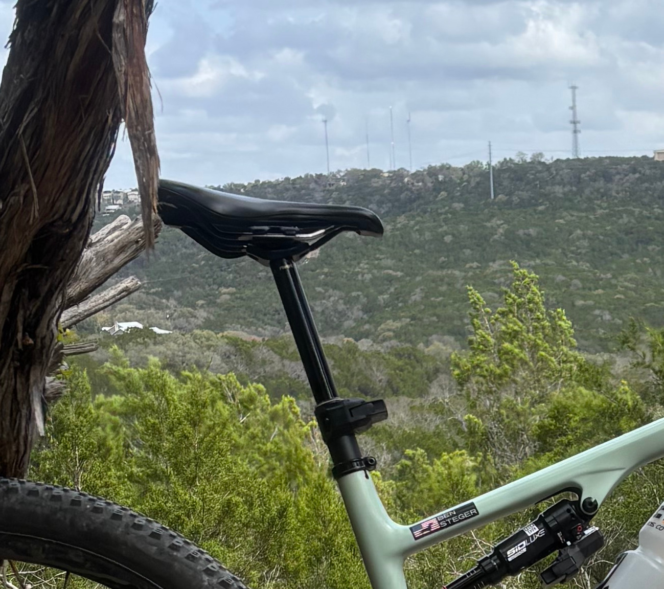Epic 8 with RockShox Reverb AXS on Texas trails