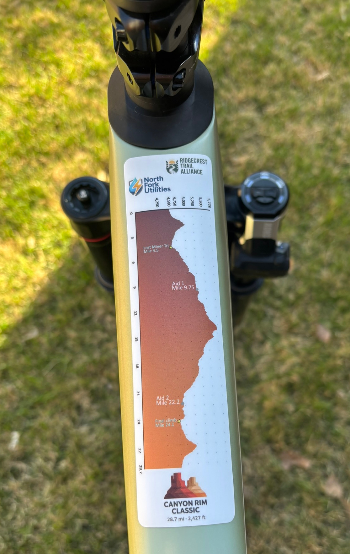 Canyon Rim Classic on Specialized Epic 8