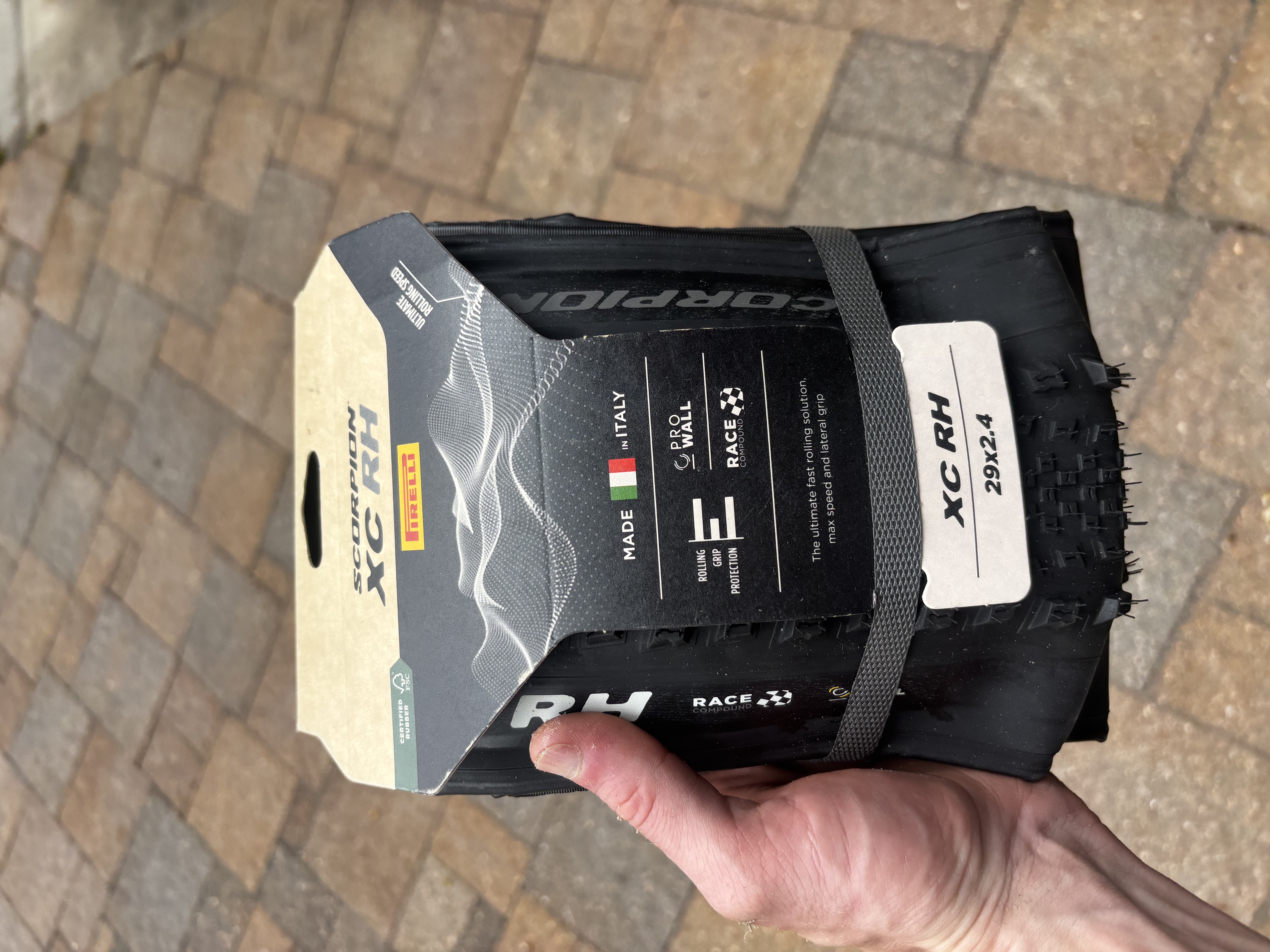 Pirelli Scorpion XC RH ProWALL tire in packaging