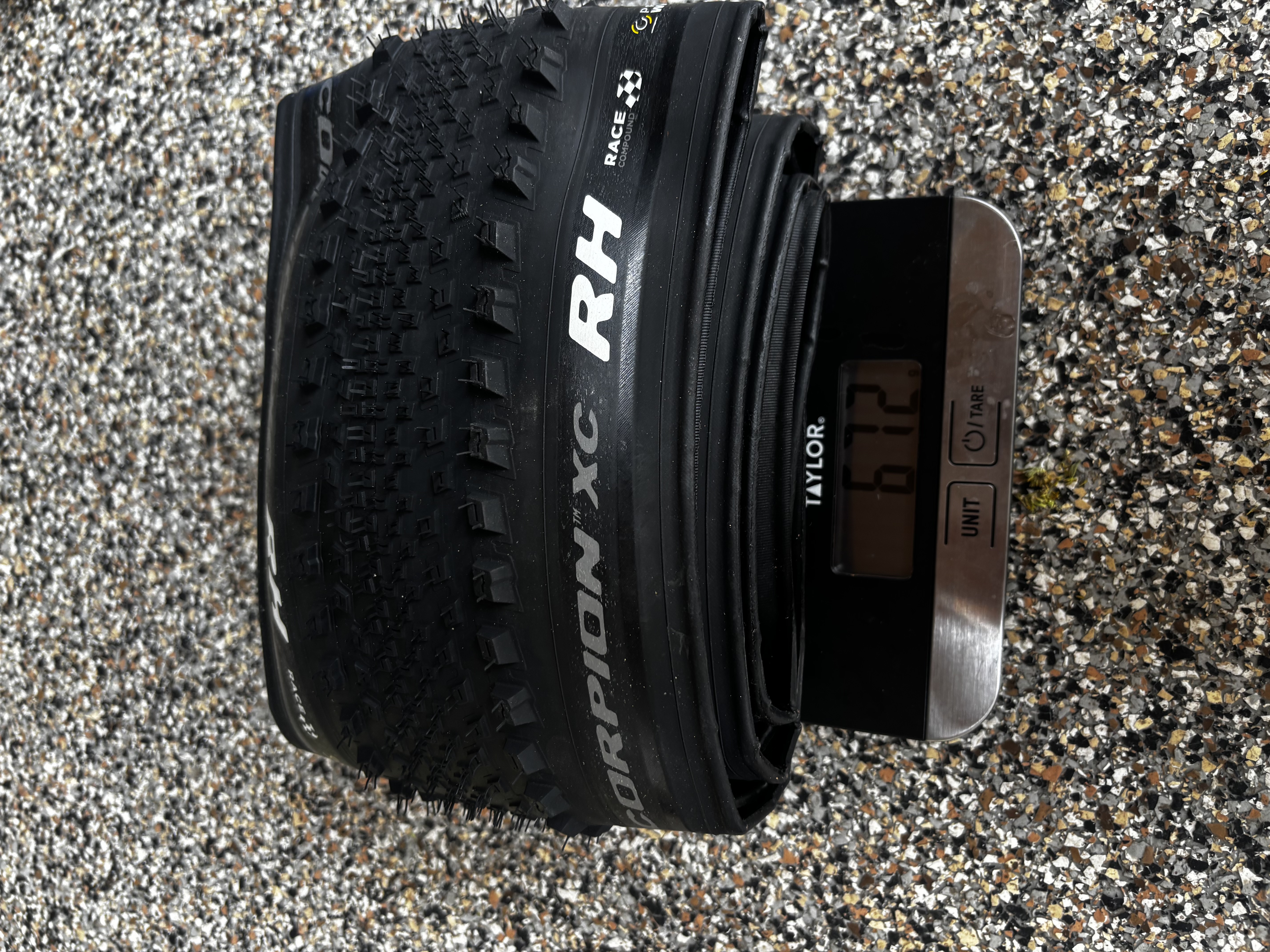 Pirelli Scorpion XC RH ProWALL on a scale