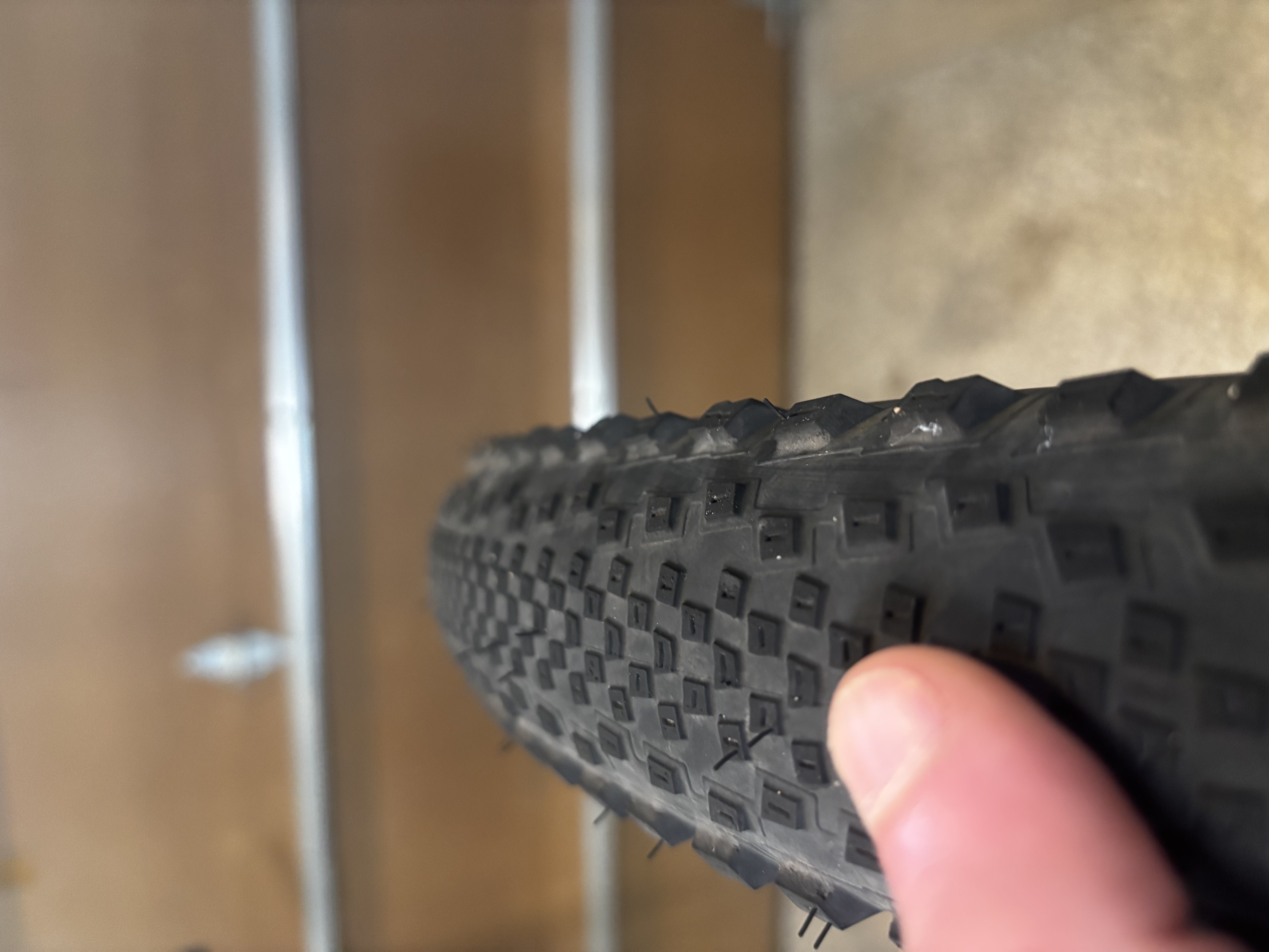 Close-up of Pirelli Scorpion XC RH tread pattern